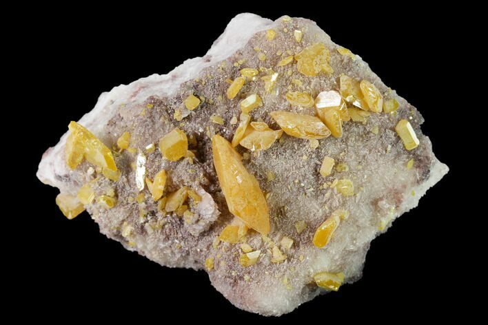 Orange Wulfenite Crystal Cluster - La Morita Mine, Mexico #170307
